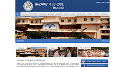 Desktop Screenshot of nazarethschoolmanjeri.com